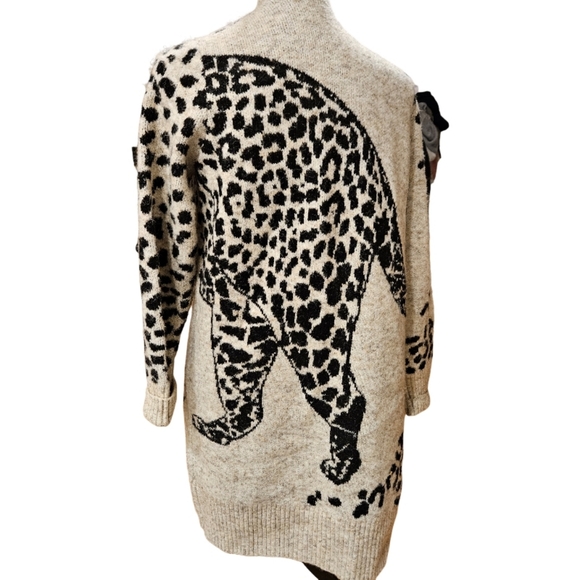 RD Style Leopard Cardigan Sweater - Picture 9 of 13